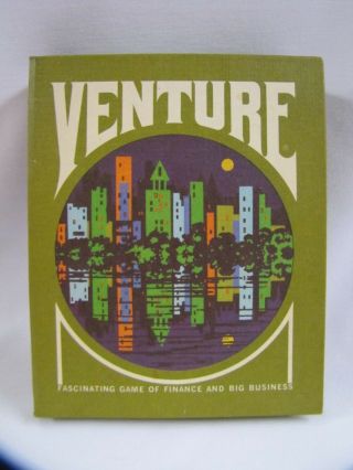 Finance & Big Business Vintage Card Game Venture Card Game 3m Gamette 1970