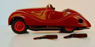 Vintage Schuco Akustico 2002 Wind - Up Car,  Made In Germany.  With 2 Keys.