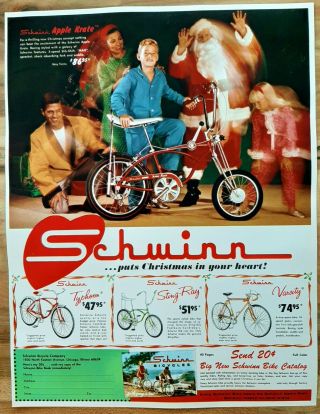 Vintage 1968 Schwinn Apple Krate Stingray Bicycle Advertisement
