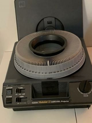 Vintage Kodak Medalist Af & Ii Carousel Slide Projector