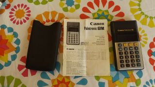 Vintage Canon Palmtronic Ld - 8m 3 Handheld Calculator