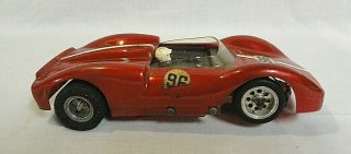 Look 1960`s Pactra Bodied Ferrari Lemans Racer Vintage 1/24 Slot Car