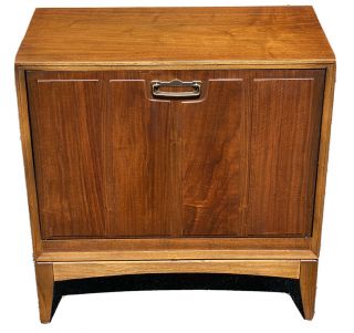 Vintage Mid Century Modern,  Lane Furniture,  Vinyl Record Cabinet (1966)