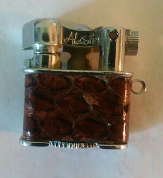 Vintage Tiny Aladin Mini Lift Arm Cigarette Lighter Made Is Usa Keychain Fob