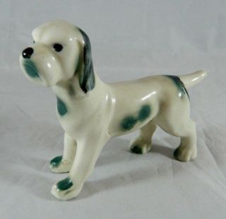 Vintage Porcelain Hunting Hound Dog Figurine Made In Japan Hand Painted