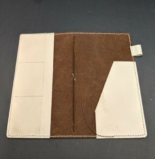 Regular Size Asian Vintage Travelers Notebook With Pockets Handmade Real Leather