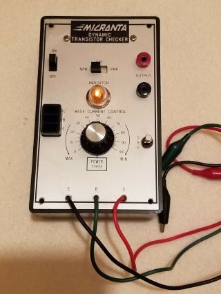 Vintage Radio Shack Micronta Dynamic Transistor Checker Tester Japan 2