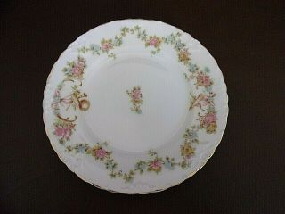 Vintage Hermann Ohme Bread Plate With Gold Rim Germany