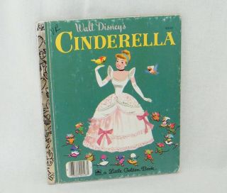 Vintage.  A Little Golden Book Walt Disney Cinderella 103.  51 Classic Fairy - Tale