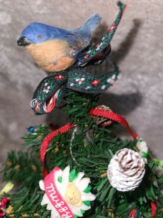 VINTAGE 1992 Muffy Vanderbear Alpine Christmas Tree Fully Decorated SO ADORABLE 3