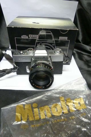 Vintage Minolta Srt - 102 Slr 35mm Film Camera