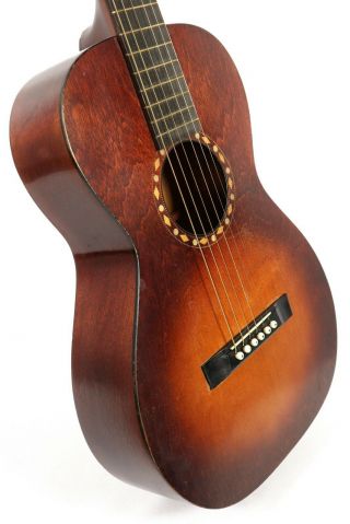 Vintage Slinglerland No.  0 Acoustic Parlor Guitar W/ Case 1930 