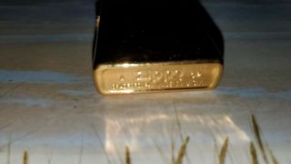 Zippo High Polished Brass Lighter,  2002 A EDITION collectible 3