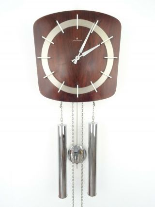 Junghans German Vintage Antique Design Mid Century 8 Day Retro Wall Clock