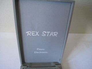 CIGARETTE: LIGHTER: REX STAR Gas Lighter Black Made in Korea (a) 2