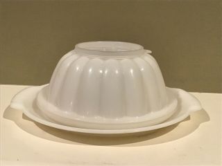 Vintage Tupperware Jel - N - Serve Jello Mold Gelatin Ring 7 Piece