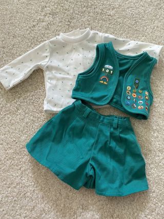 American Girl Doll Girl Scout Junior Uniform Pleasant Co 1996 Vintage Retired