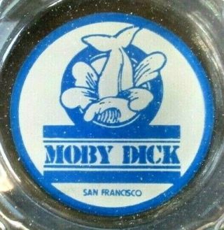 Vtg Moby Dick Advertising Ashtray,  Castro Bar In San Francisco Gay Interest