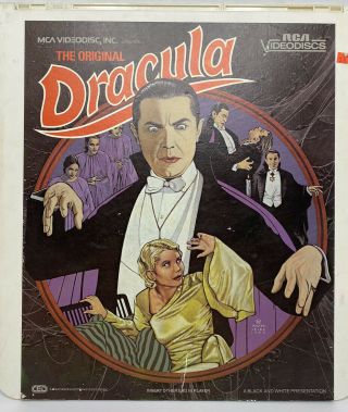 Dracula - Rca Video Disc Selectavision Ced Movie Vintage 1983