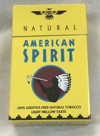Natural American Spirit Cigarette Tin -