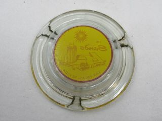Vintage Sands Casino Clear Glass Ashtray Las Vegas Nevada NO CHIPS 3