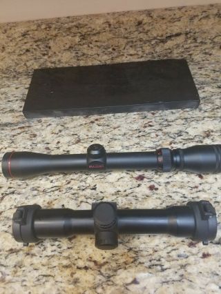 2 Vintage Rifle Scopes - Simmons Model 21017 9 X 32 And Red Dot Green Reticle