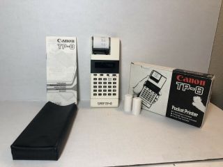 Vintage Canon Tp - 8 Pocket Printer,  Broken Battery Cover
