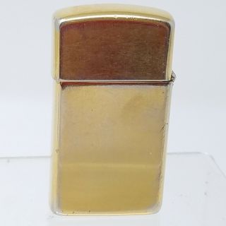 Zippo Lighter Vintage Flip Top Gold Diagonal Stripes In 3