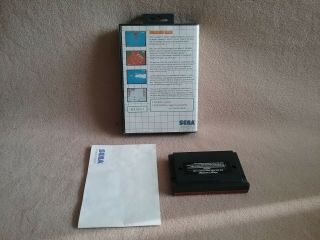 Vintage 1988 SEGA Master System SMS Game Bomber Raid Complete (PAL European) 2