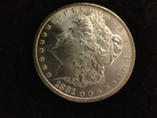 1881 Cc Morgan Silver Dollar Uncirculated