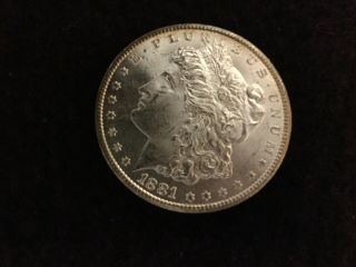 1881 CC Morgan silver dollar uncirculated 2