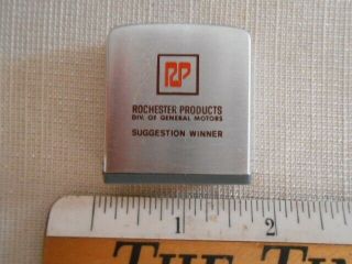 Vintage Zippo Stainless Steel Measuring Tape Rochester Products Suggestion Winn