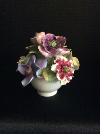 Vintage Staffordshire England Fine Bone China Floral Bouquet