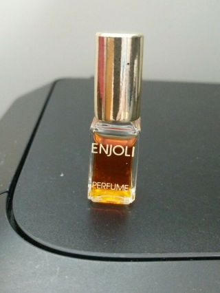 Vintage Enjoli Charles Of The Ritz Mini Perfume Travel Splash 1/8 Fl Oz 80 Full