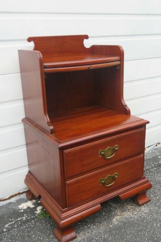 Solid Cherry Nightstand Side End Lamp Table By Pennsylvania House 1301