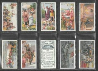 Wills 1912 Interesting (in History) Full 50 Card Set  Historic Events