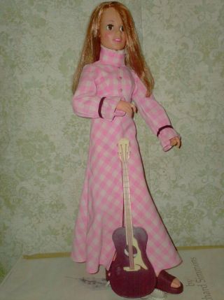 Ideal Harmony Doll 1972 With Guitar No Box Very,  Excell Cond