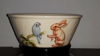 Vtg Weller Pottery Childs Dish Bowl