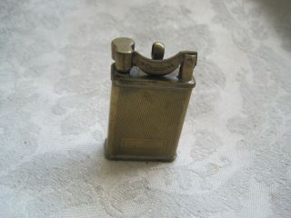 VINTAGE Metal Pocket LIGHTER by CASANOVA Antique Lifestyle Brass Made LIFT ARM 2