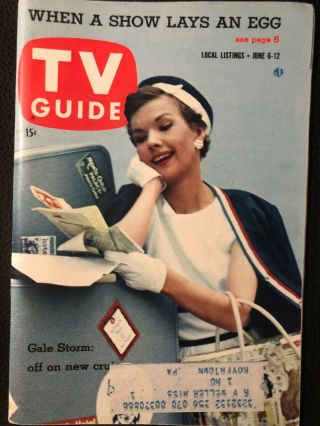 1959 Vintage Tv Guide The Gale Storm Show Philidelphia Edition