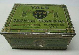 Vintage Yale Mixture Smoking Tobacco Tin Vg