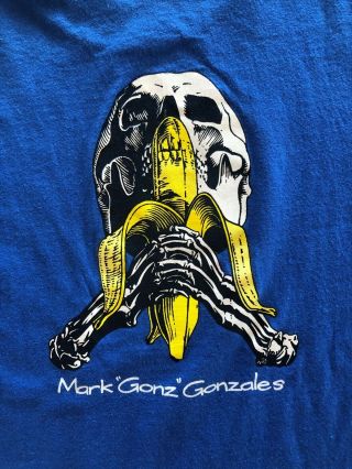 Vintage Blind Mark " Gonz " Gonzales T - Shirt Early 90 