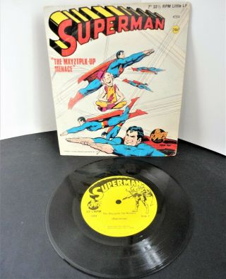 Superman Power Record / The Mxyztplk - Up Menace / Vintage 1975