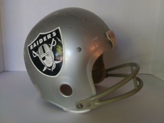 Vintage Rawlings Football Helmet Nfl Oakland Raiders Store Model
