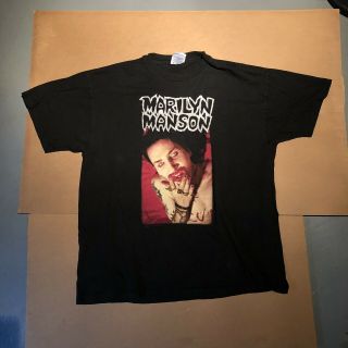 Vintage Marilyn Manson Shirt Xl “i Am The God Of”