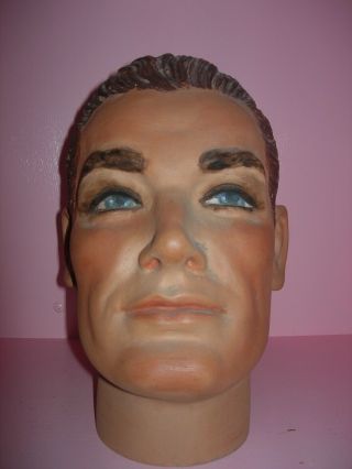 Vintage Male Mannequin Head Display Art Deco