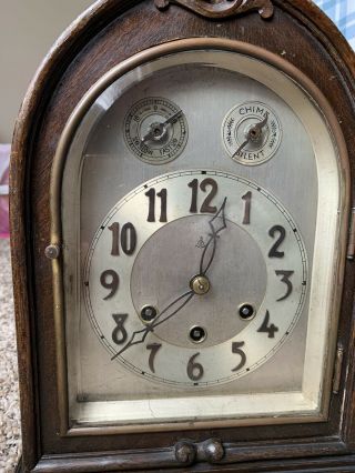 ANTIQUE GUSTAV BECKER Germany Mantle Clock GB P14 Clocks Vintage,  home 2