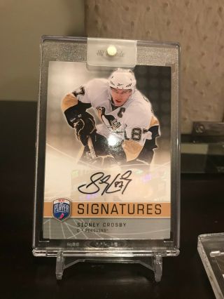 2008 - 09 Be A Player Hockey Signature Sidney Crosby Auto Pittsburgh Penguins