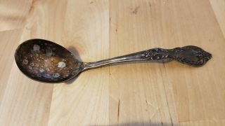 Antique,  Vintage Collectible Ladle 5.  5 " Wm Rogers Mfg Co Silver Plate - Extra Plate
