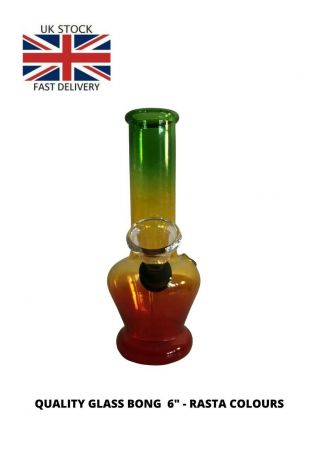Quality Glass Bong 15cm - Glass Hookah Water Pipe Shisha Pipe - Multi - Buy Deal